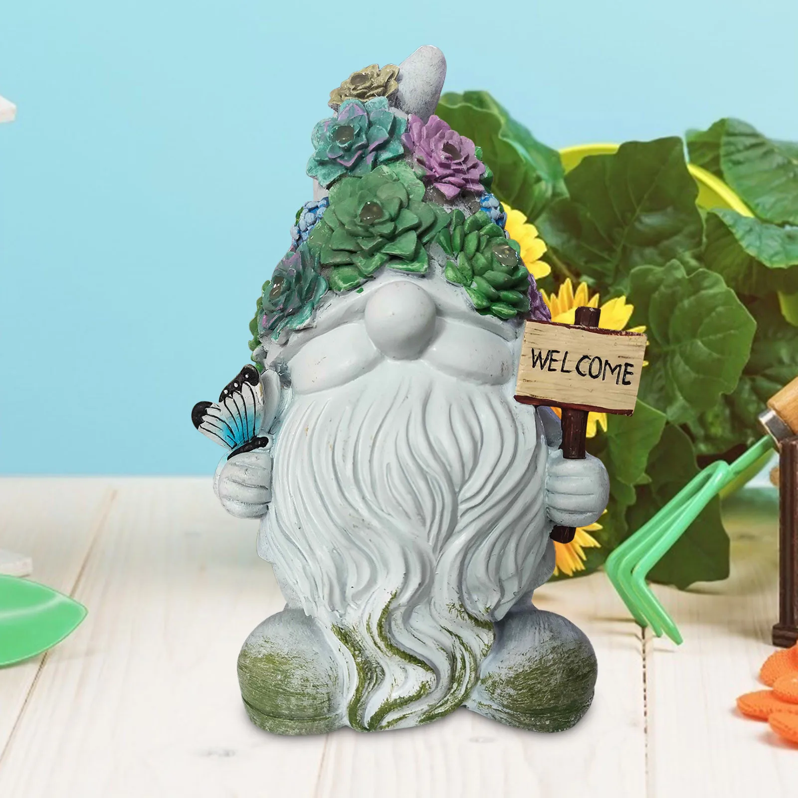 

Garden Decoration Outdoor Solar Garden Resin Decoration Dwarf Crafts Cartoon Statue Garden Decoration Accessories tuin decoratie