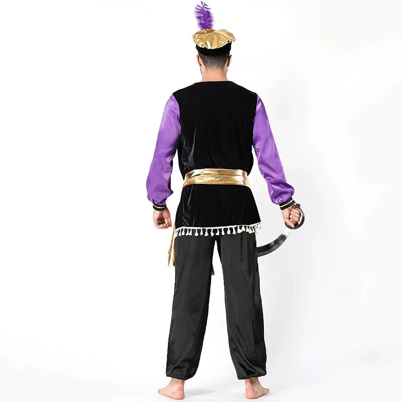 Костюм для взрослых и мужчин на Хэллоуин Арабская королева монарч султан костюм