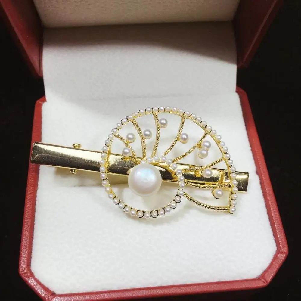 SHDIYAYUN жемчужные бусы заколка для волос женщин и девочек ручной работы из раковины