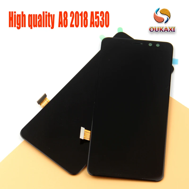 AAA дисплей ЖК-экран для SAMSUNG Galaxy A8 2018 ЖК A530 A530F ЖК-дисплей сенсорный дигитайзер