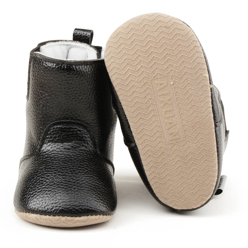 Ботинки для младенцев обувь маленьких мальчиков и девочек на липучке сохраняют