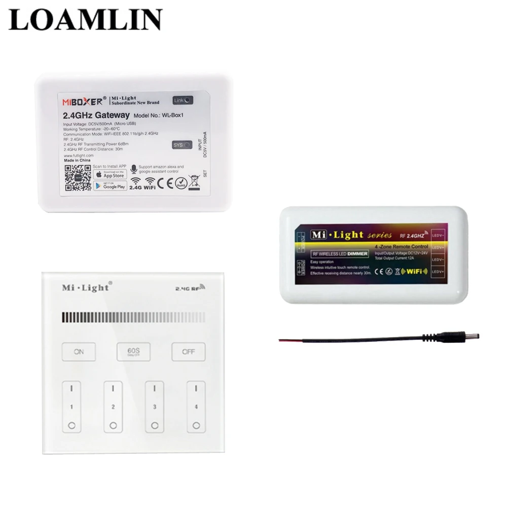 Контроллер светодиодной ленты Mi light B1 пульт дистанционного управления Wifi Ibox2