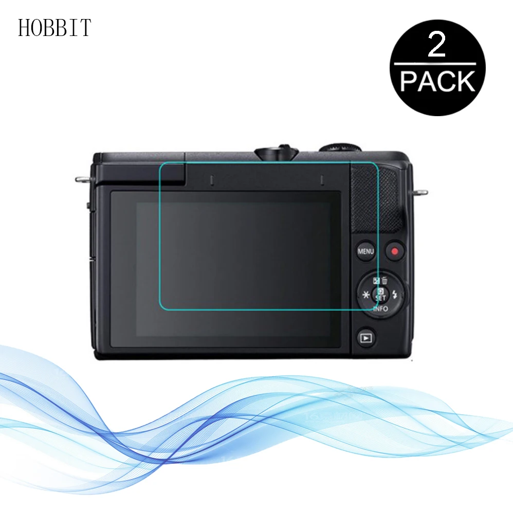 2 шт. прозрачное закаленное стекло для Canon EOS M200 M100 M6 M6II M3 M10 M50 M5 M50II M M2