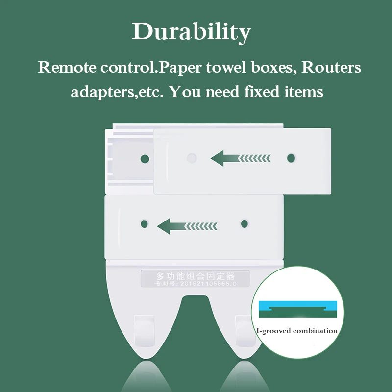 Бесшовная настольная розетка BUBM без отверстий фиксатор для внешней мощности