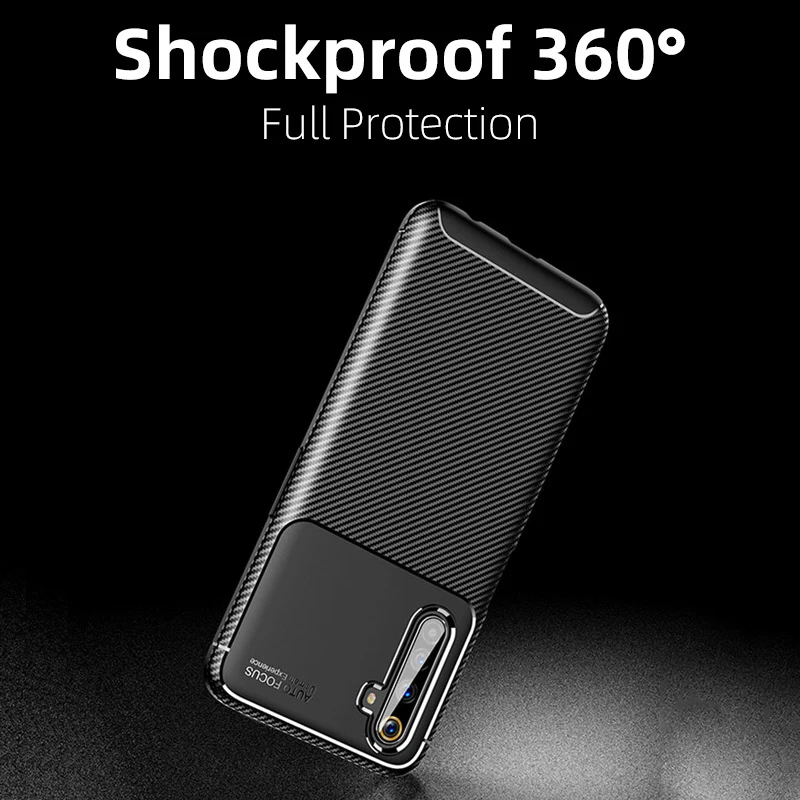 

Carbon Fiber Case For OPPO A5 2020 Case TPU Realme 6 5 X2 Pro C3 C2 X50 X lite XT Reno 3 10X 2Z Ace A9 A31 A3s A5s A1k Covers