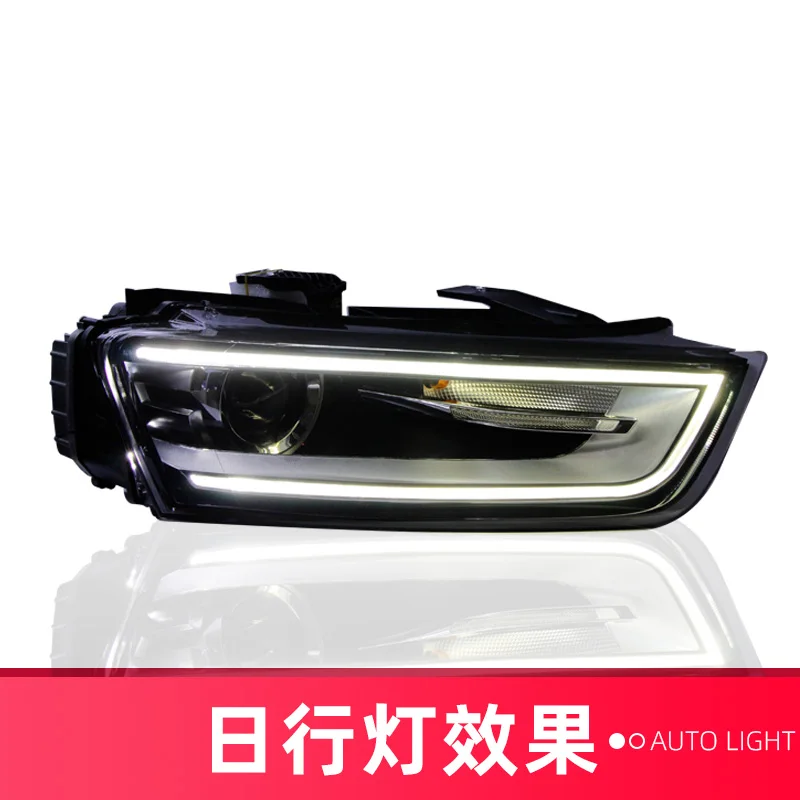 

Для Audi Q3 головной светильник в сборе по возрастанию) 13-16 модифицированные линзы ксенон головной светильник руководство светодиодный Против...