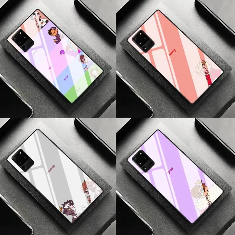 

Dream Smp Phone Case Glass Cover For Samsung S10 S20 S9 Plus Note9 10 Coque