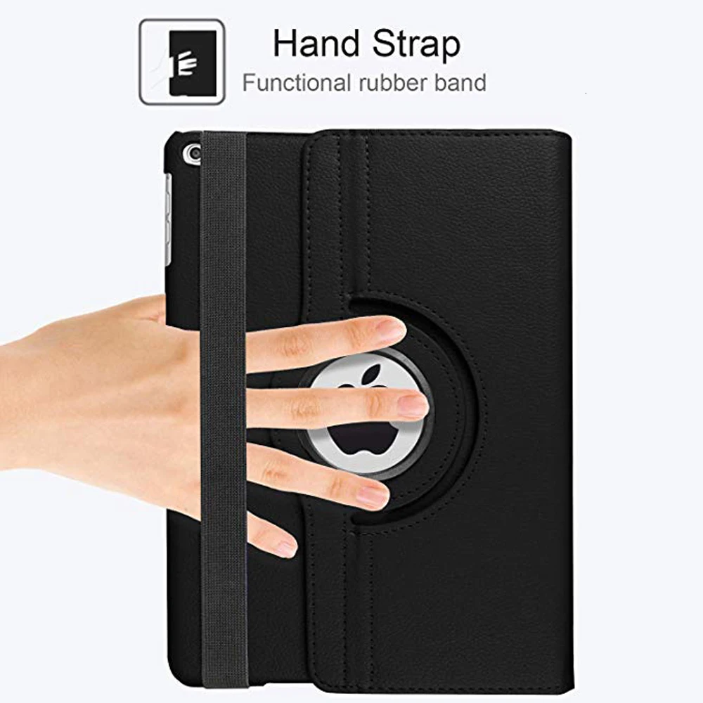 Вращающийся на 360 градусов чехол-подставка для IPad 9,7 IPad Air 1/2 чехол из искусственной кожи чехол-книжка для IPad 6/5 поколения