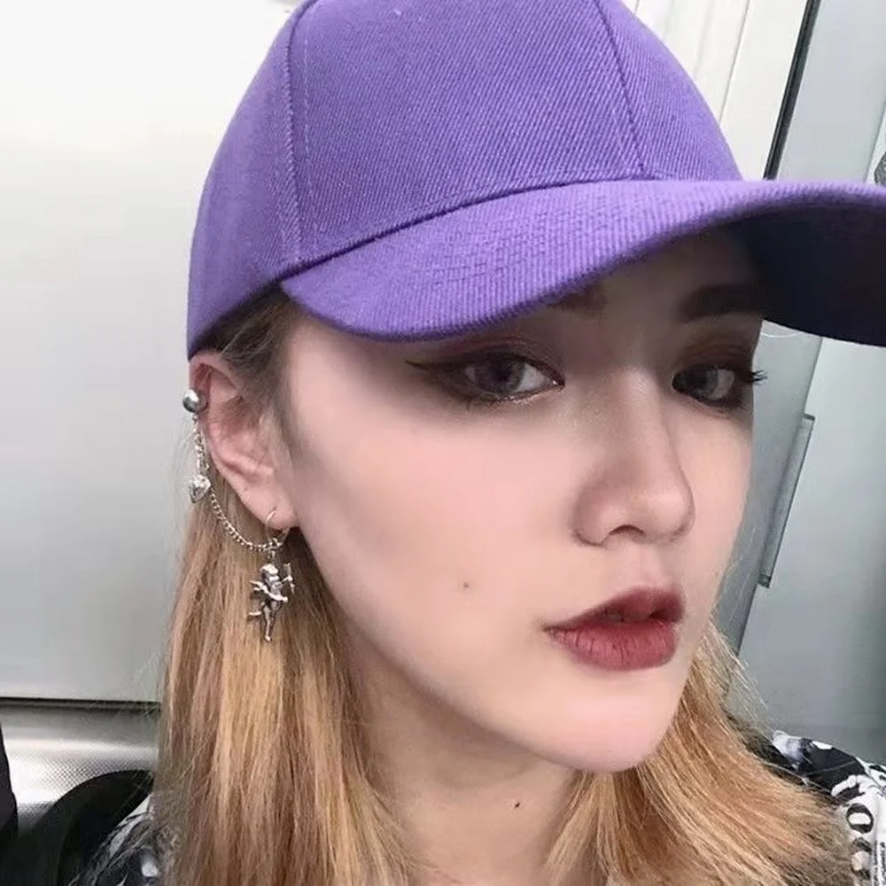 

Vintage Angel Cupid Heart Earrings For Women Jewelry Lover Earrings Korean Fashion Hiphop/Rock Couple Earrings Trendy Wholesale