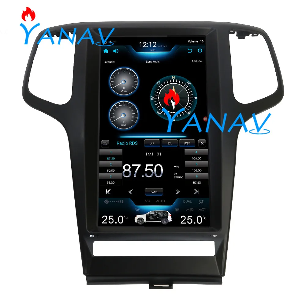 

Car Radio player car multimedia player For-Jeep Grand Cherokee 2009-2013 car GPS navigation 13.3 inch Vertical Screen car stereo