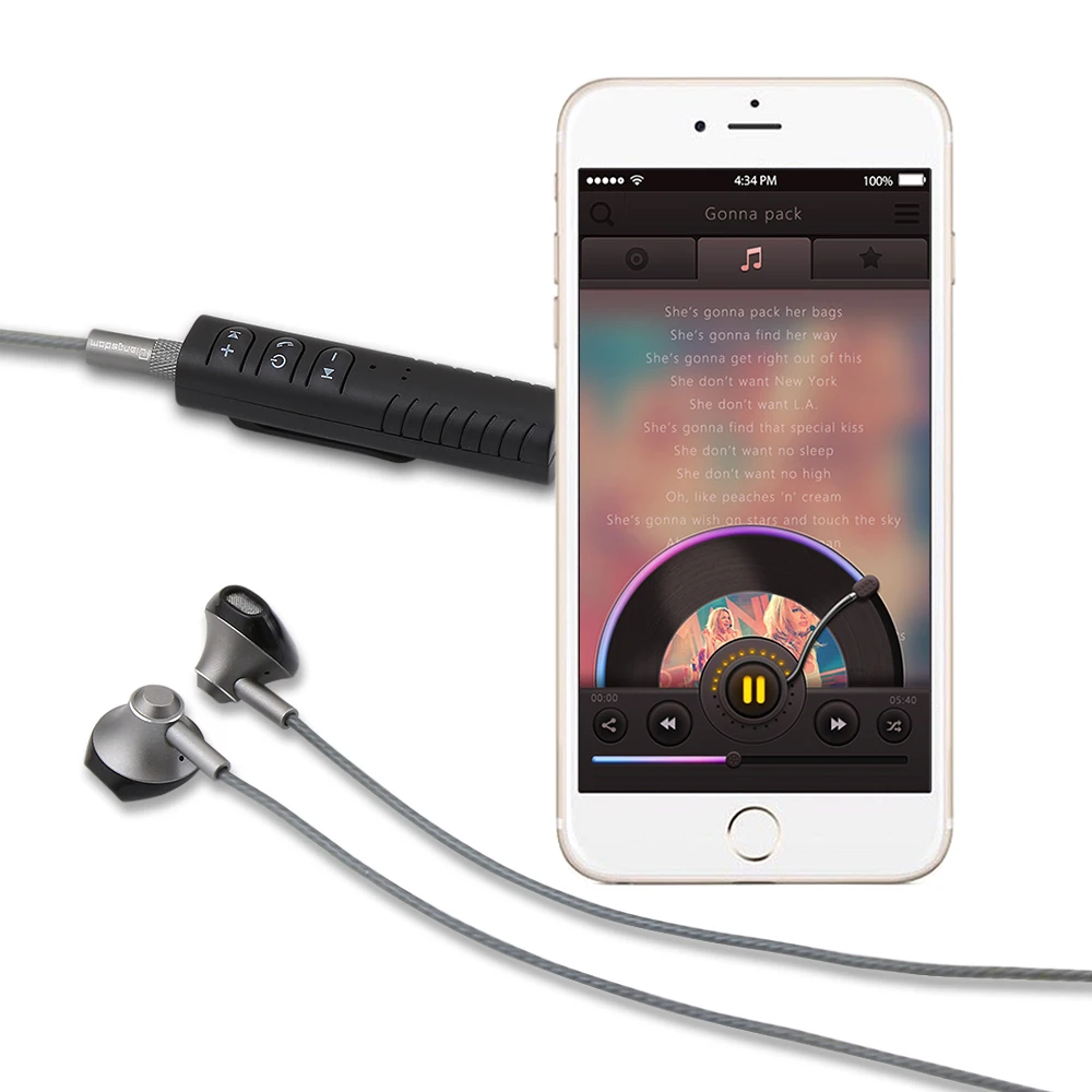 Универсальный аудиоприемник с разъемом 3 5 мм Bluetooth Aux для BMW E46 E60 Ford focus 2 Kuga Mazda cx-5 VW