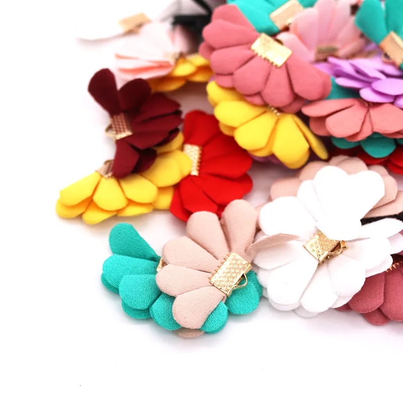 Новинка модная обувь на каблуке 10 шт./лот Металлическая Ткань Подвески бусины 40x20