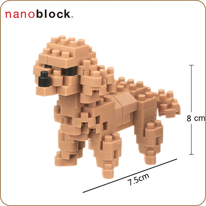 Kawada Nanoblock трость в пудель 170 шт. алмазные строительные блоки креативные игрушки
