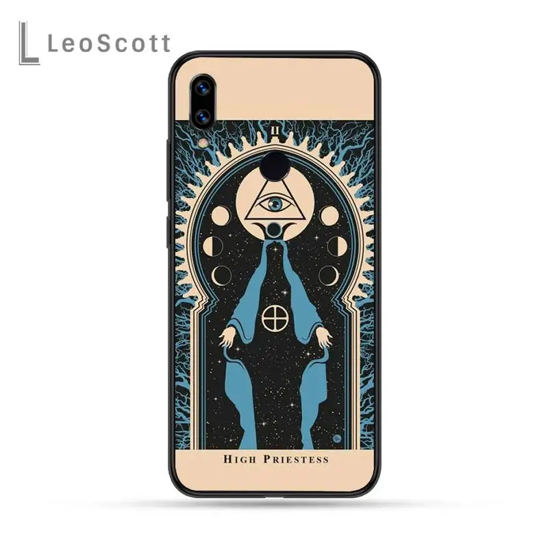 

Witches moon Tarot Mystery totem Phone Cases For Xiaomi Redmi Note 4 4x 5 6 7 8 pro S2 PLUS 6A PRO