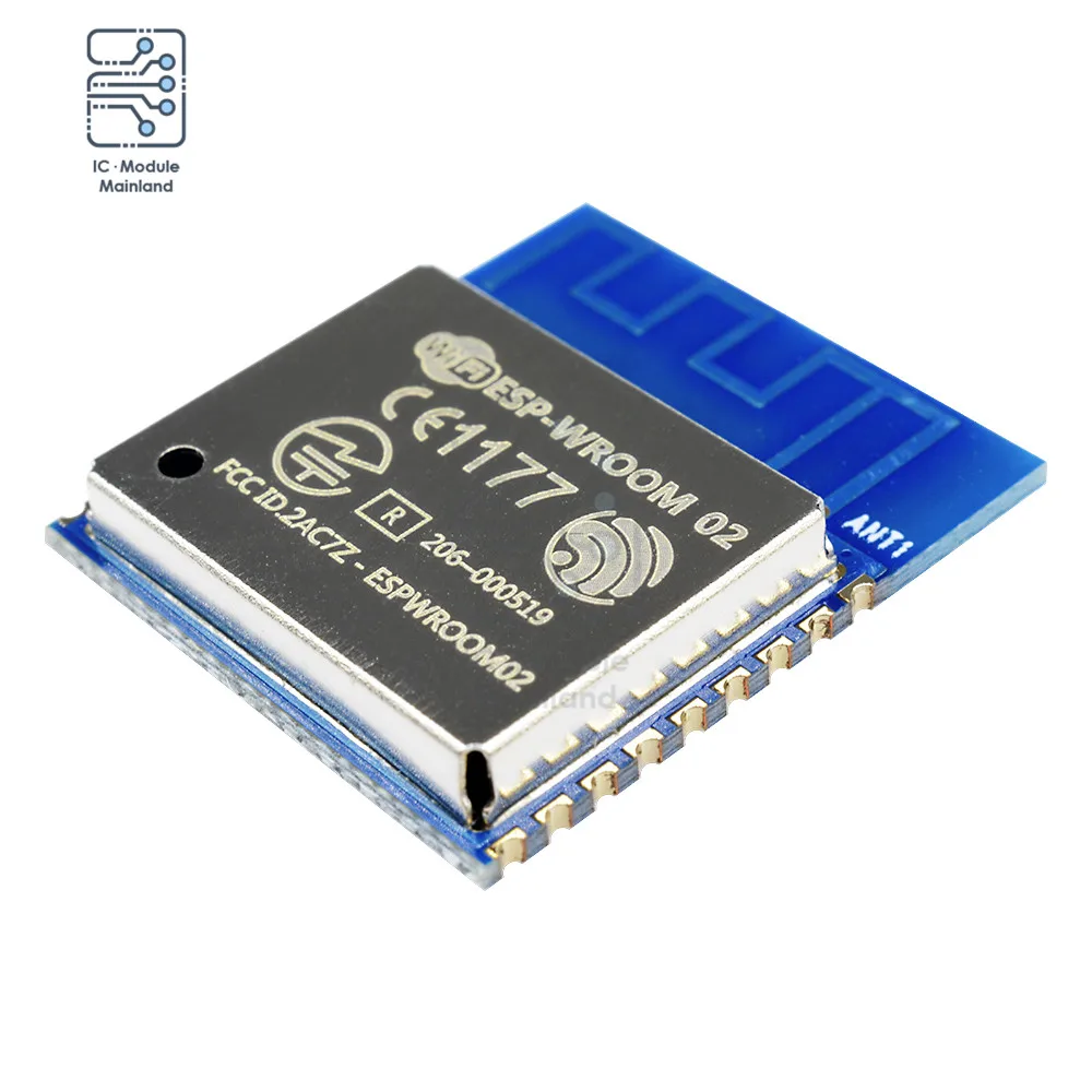 

ESP-WROOM-02 ESP8266 Serial WIFI Model 2Mt bytes Remote Transceiver Wireless Module for ESP-13 Model ESP WROOM 02 4M 32Mbit