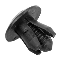 20pcs car 8mm hole plastic rivets fastener push clip black auto vehicle door trim panel retainer fastener clips for toyota honda