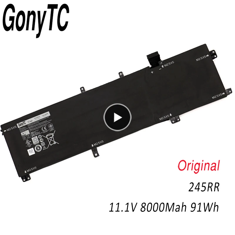 245RR новый оригинальный аккумулятор для Dell Precision M3800 XPS 15 9530 11 1 V 91Wh 8000mah 701WJ 7D1WJ