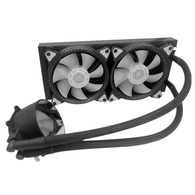 

Cool Storm Ultra-Quiet Water-Cooled 240 Computer All-In-One Glare Cpu Cooler Argb Fan 1366 Does Not Leak