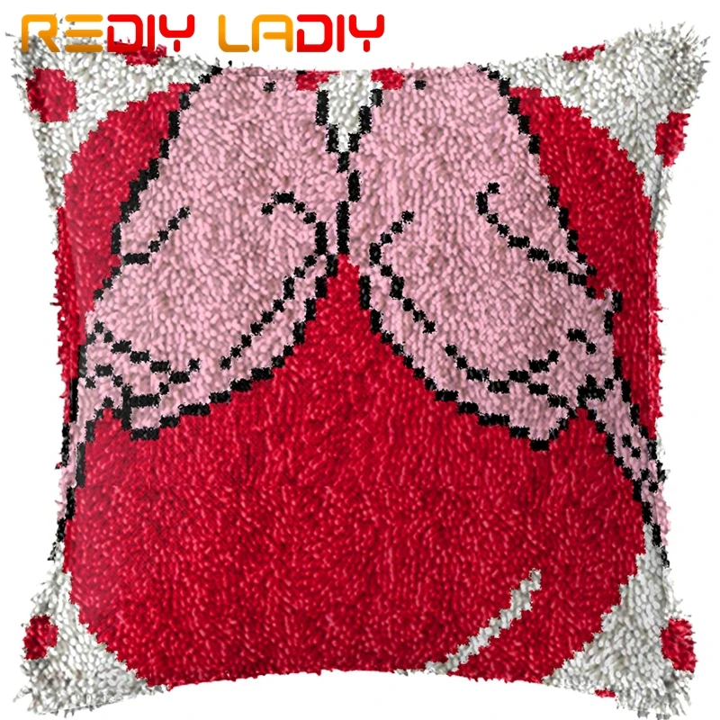 Крюк с защелкой подушки Two Birds любовь предварительная Печать Подушка из парусины