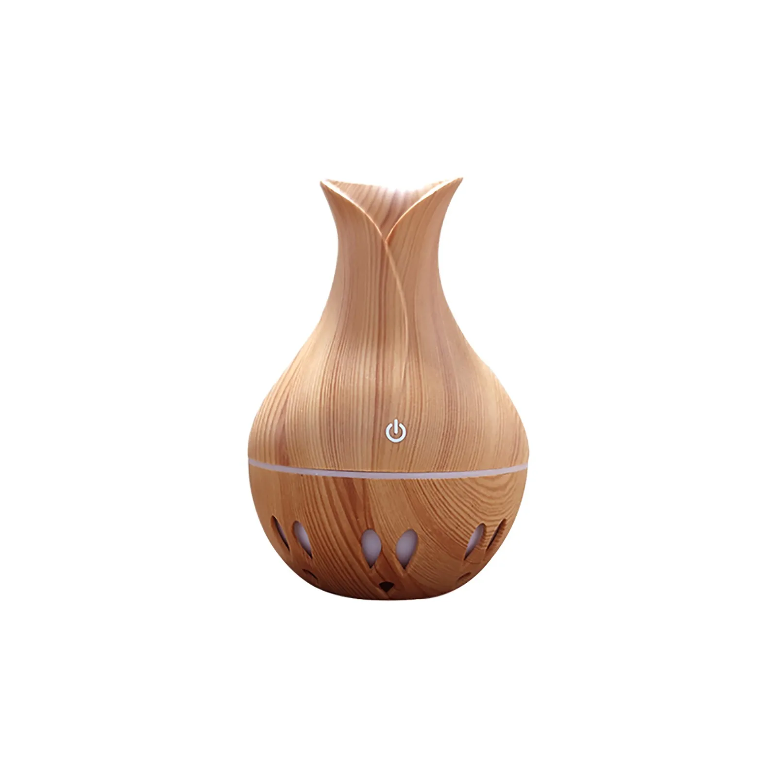 

130ML USB humidifier oil Aromatherapy wood grain LED Aroma Aromatherapy Humidifier air diffuser with 7 colors lights for home