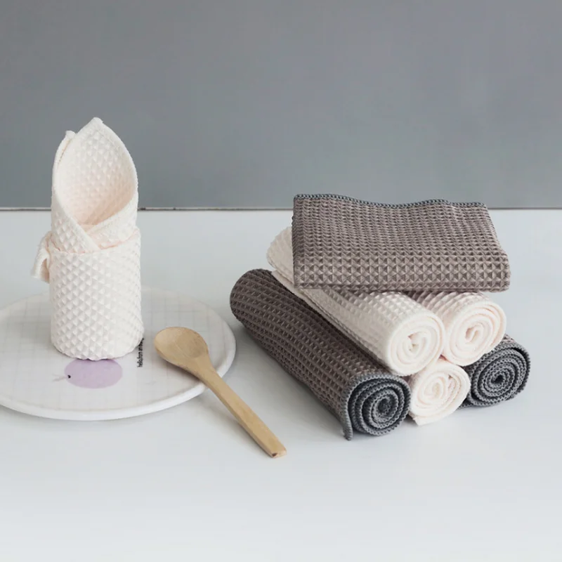 

Microfiber cloth thickening bibulous waffle cloth to wipe the glass dish cleaning wipes microfiber cloth 30 * 30 cm