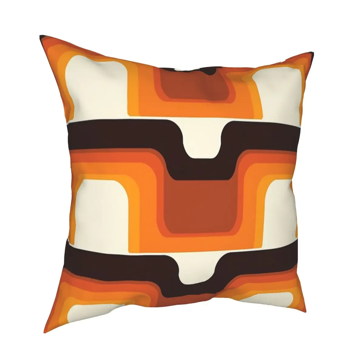 

Mid-Century Modern Meets 1970S Orange Pillow Case Pillowcases 50X50 Cushion 40X40 Body Pillow Anime Pillowcase 50X70