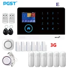 PGST PG-103 Wi-Fi система сигнализации, домашний датчик безопасности, PIR датчик движения, датчик огня, дыма, Поддержка IOS, Android, управление через приложение