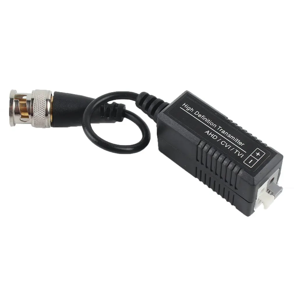 1 пара HD CCTV через витой Видео балун передатчик для камеры DVR CVI/TVI/AHD 0-300 м черный