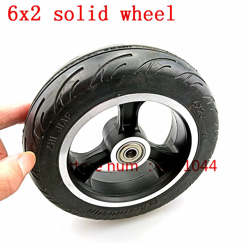 6X2 электрический скутер твердые шины колеса 6 дюймов ступицы для электрического