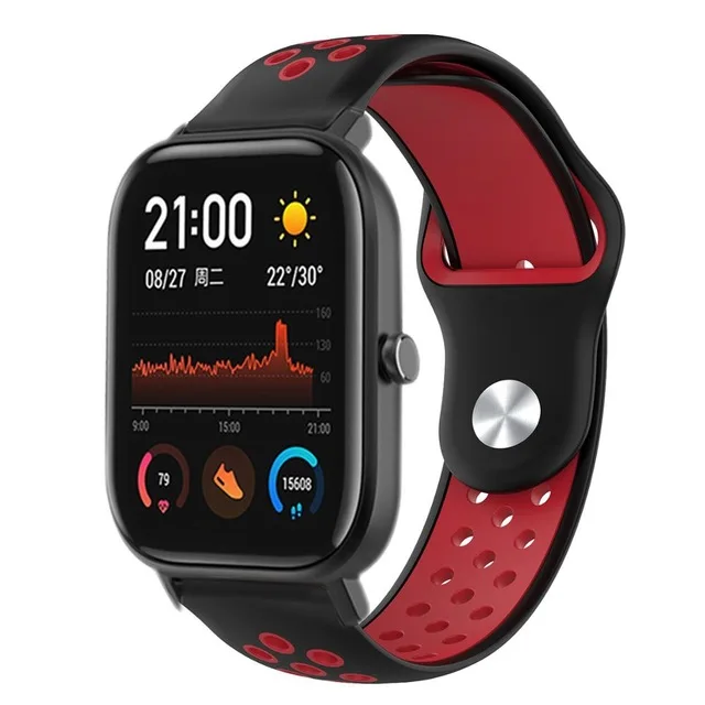 Силиконовый ремешок для Xiaomi Huami AMAZFIT GTS Smart Watch Band 20 мм для Amazfit GTR 42 мм браслеты Correa