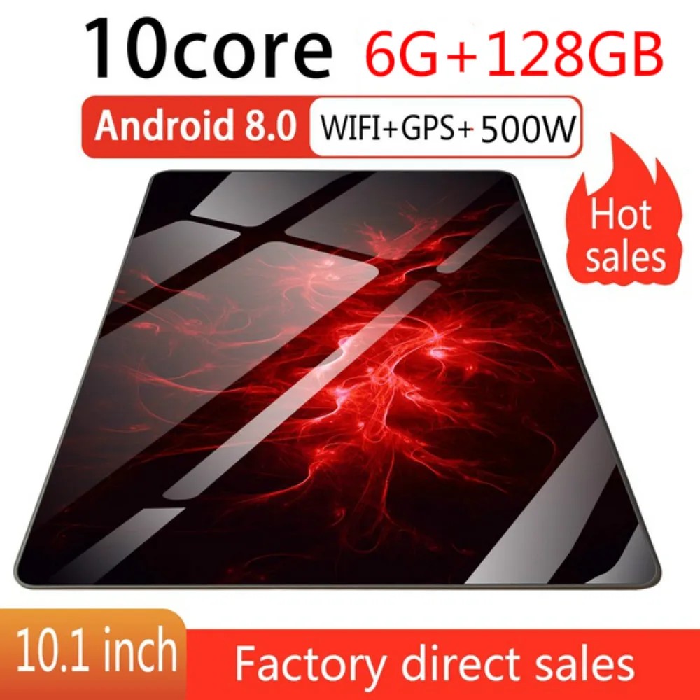 10,1 дюймов, 10 ядер, планшеты с 6+ 128 ГБ, Wifi, планшет, Android 8,0, две sim-карты, 4G, вызов, Wi-Fi, планшеты, ПК, Android планшет для детей