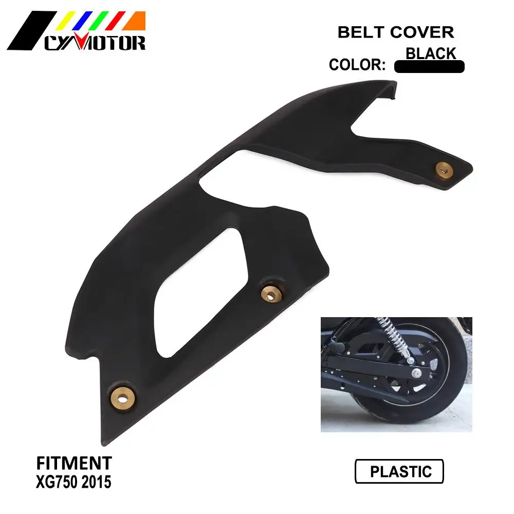 

Motorcycle Black Plastic Belt Cover For Harley Davidson Street XG750 2015
