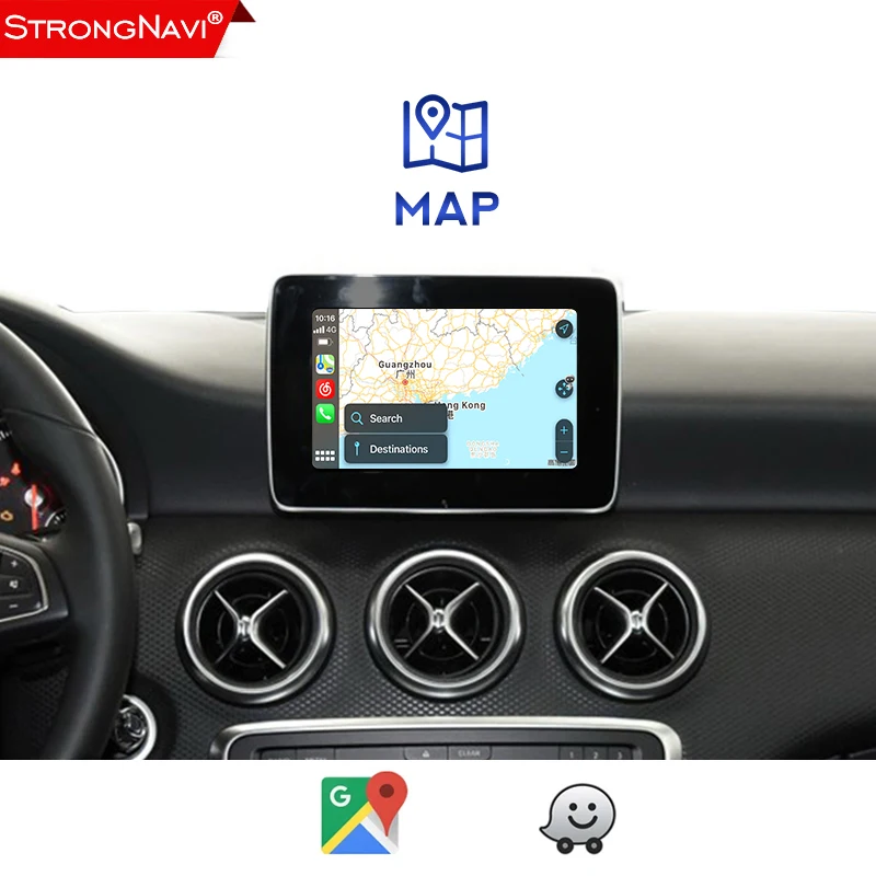 Беспроводной Apple CarPlay для Mercedes Benz B Class W245 W246 2011-2017 NTG4.0 NTG4.5 NTG5.0 Android автоматический