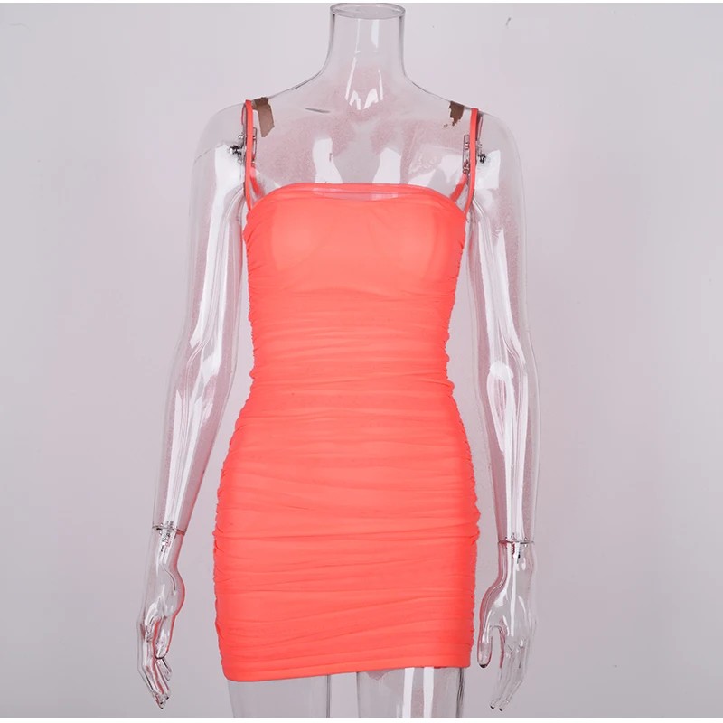 Женское Двухслойное атласное платье с вырезом лодочкой в сетку|Женские платья| |