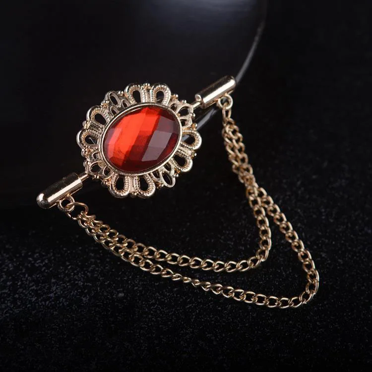 Мужская брошь-медальон из цинкового сплава маленькая металлическая брошь с