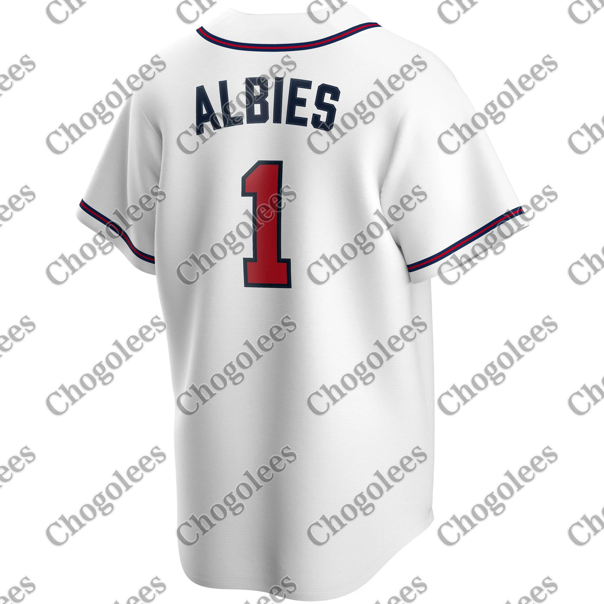

Camisa de beisebol ozzie albies atlanta casa 2020 jogador