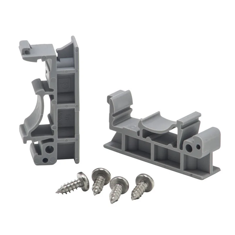 DIN Rail Mount mounting adapter feet for C45 DZ47 35mm U type equipment rack PCB Carrier bracket|adapter|adapter mountadapter rail |