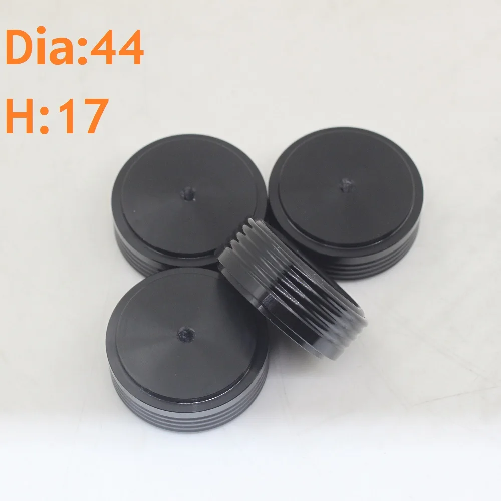 

DIA44 H17 Anodized Aluminum Machine Feet 44mm Computer Shock Absorption Foot DIY Audio Kits 4pcs
