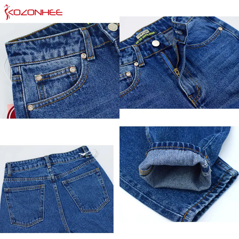 Джинсы МОМ свободные неэластичные с завышенной талией уличная одежда