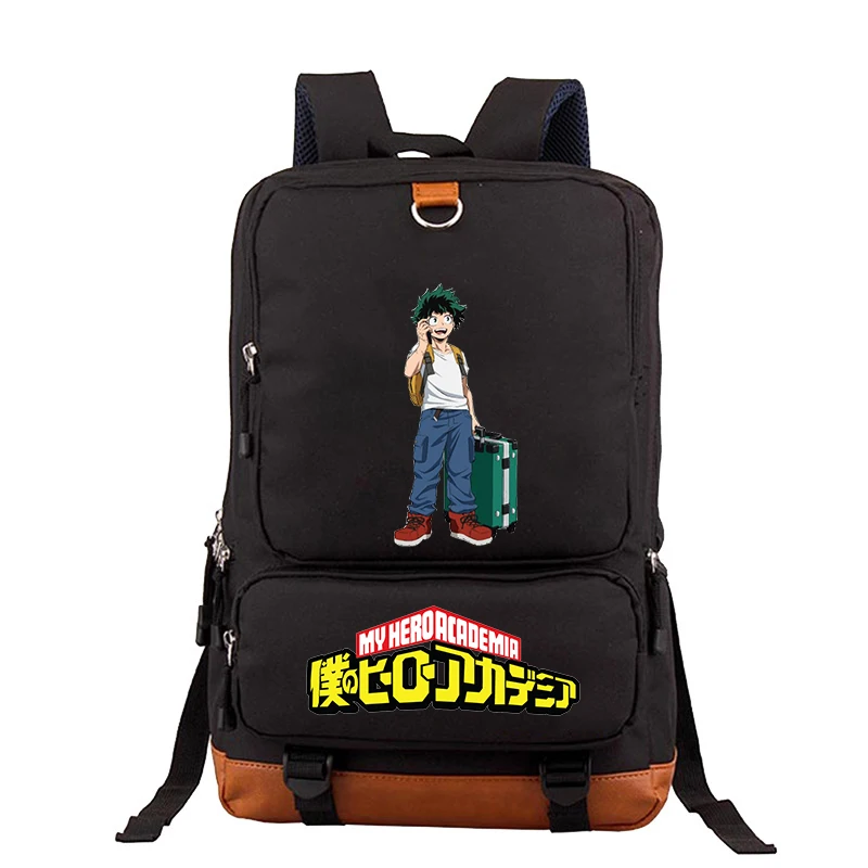 

Teenager Anime Boku No Hero Academia Backpack Student Boy Girl Sans Katsuki Tsuyu Mashirao Mochila My Hero Academia School Bag