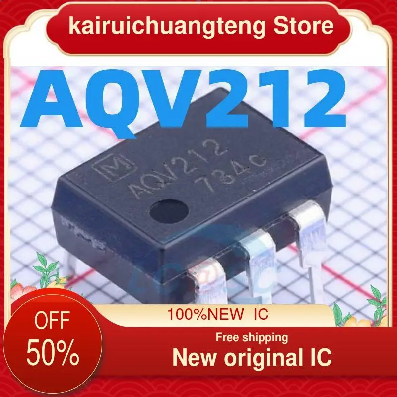 

(10 шт.) AQV212 212 DIP-6 60 в 600 в новый оригинальный IC