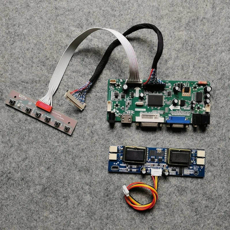 

4CCFL 1440*900 M.NT68676 VGA DVI DIY Kit 30-контактный LVDS ДЛЯ LM190WX1/HSD190MGW1/HT190WG1/M190MWW1 экран ЖК-панель привода