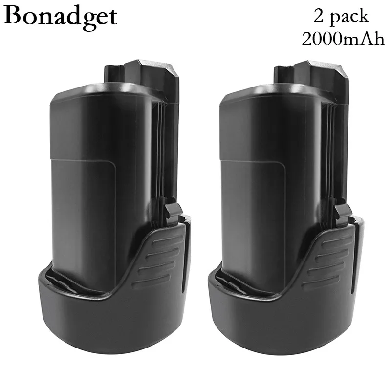 Bonadget 12 В 2.0Ah для Bosch BAT411 литий ионный аккумулятор BAT411A BAT412 BAT412A BAT413 BAT413A