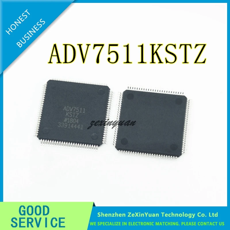 2 шт./лот ADV7511KSTZ ADV7511 ADV7511KST QFP 100 VIDEO ICS 225MHZ HI USB HDMI передатчик W/ ARC новый