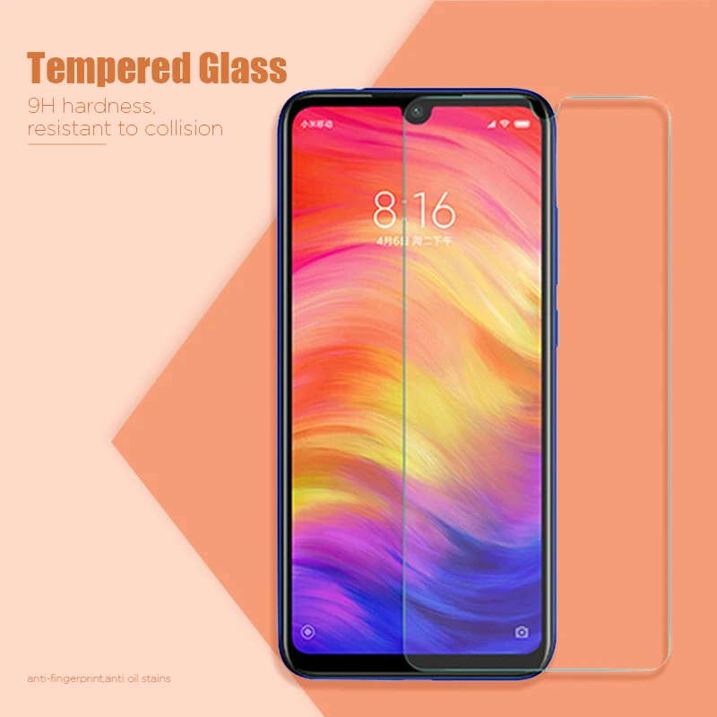 Защитное стекло для Redmi Note 5A Prime 4x4 защитная пленка экрана 9 Pro 9S 8T 8 7 6 5 с защитой от