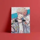 Настенное искусство модульная Katsuki Bakugo My Hero Академия холст картины Домашний Декор Картина плакаты гостиная Куадрос рамка