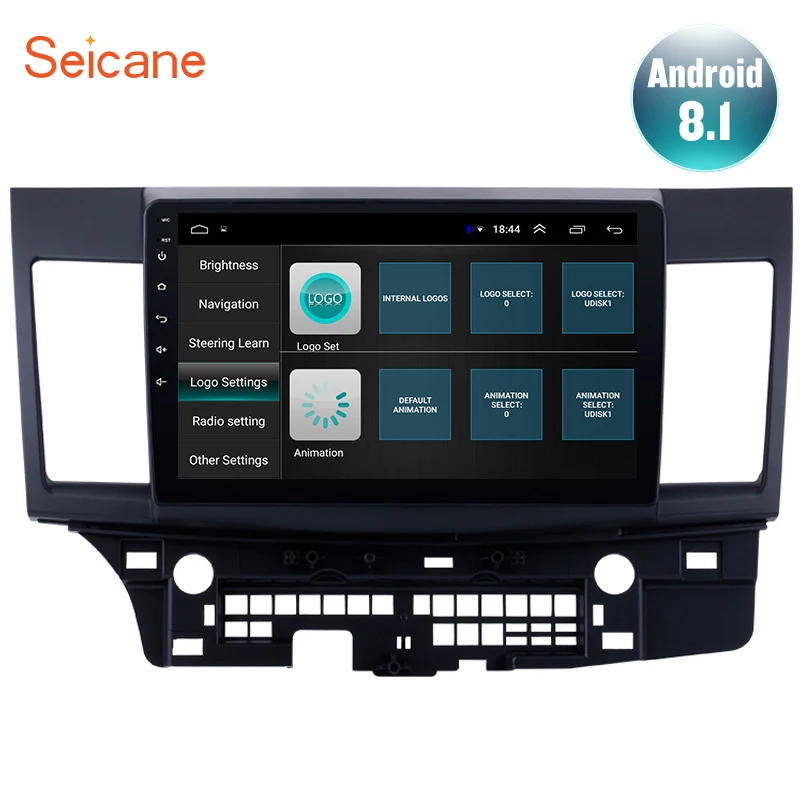 Seicane Android 8,1 10,1 дюймов для Mitsubishi Lancer-ex 2008 2009 2010- Автомагнитола головное устройство gps Navi Аудио мультимедийный плеер