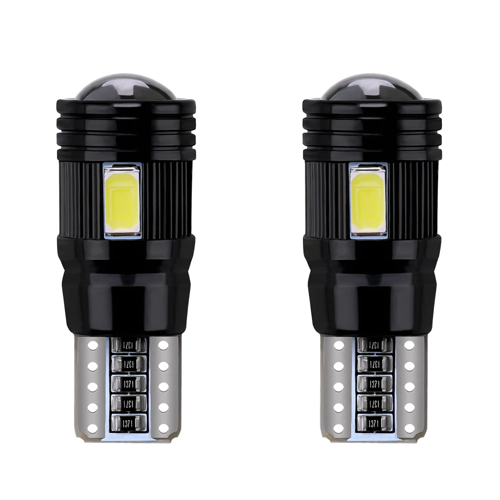 2 шт. T10 W5W 194 5630 Светодиодный автомобильные лампы 6 SMD HID CANBUS безошибочный
