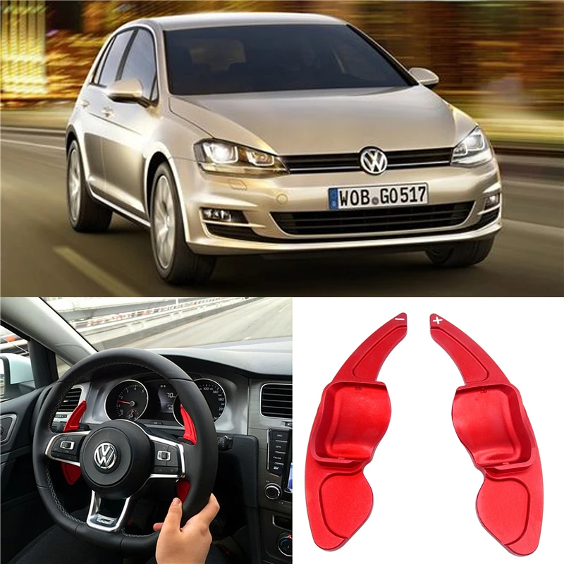 1 пара автомобильные аксессуары рулевое колесо сдвиг весло для VW Tiguan Golf 6 MK5 MK6 Jetta GTI R20 R36 CC Scirocco Shifter расширение