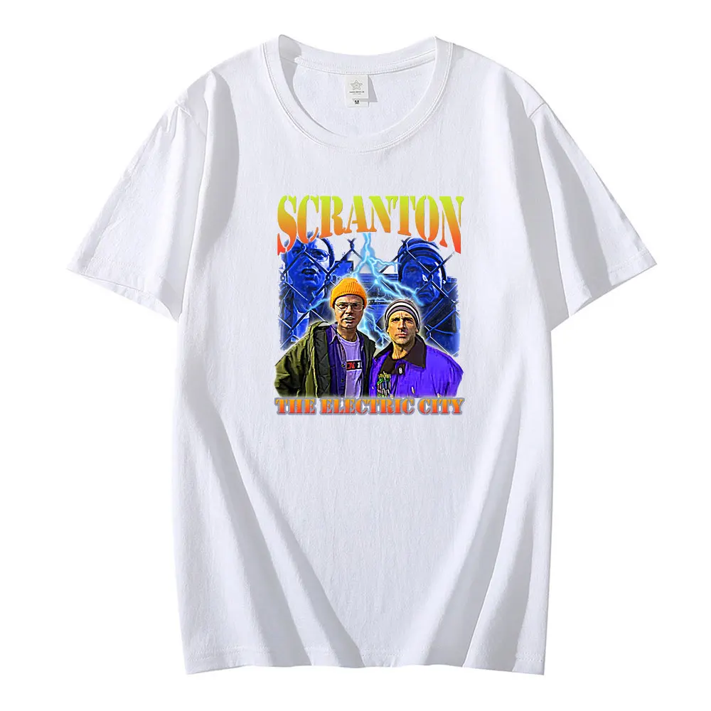 Scranton T Shirt The Office Dunder Mifflin Dwight Tv Show Scranton Men Summer Cotton T Shirt Male Brand Top Tees Oversized Shirt